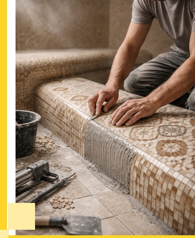 Плитка для хамама под ключ в Гае от 3558 р. | ЭриданГай