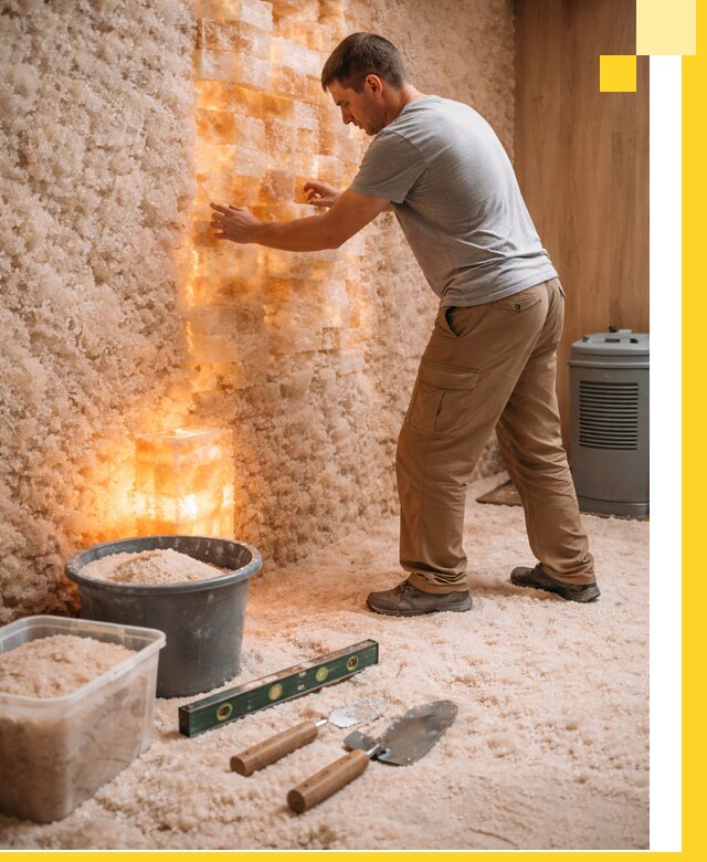 Проектирование и монтаж соляных комнат в Гае под ключ